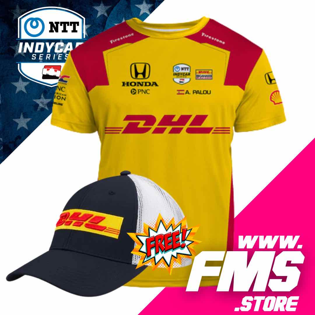 ALEX PALOU INDYCAR JERSEY WITH FREE DHL CAP