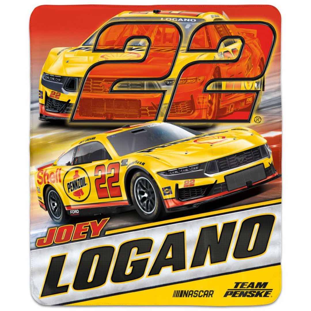 JOEY LOGANO NASCAR GIFT BLANKET