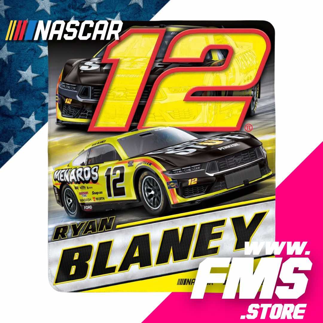 RYAN BLANEY NASCAR BLANKET