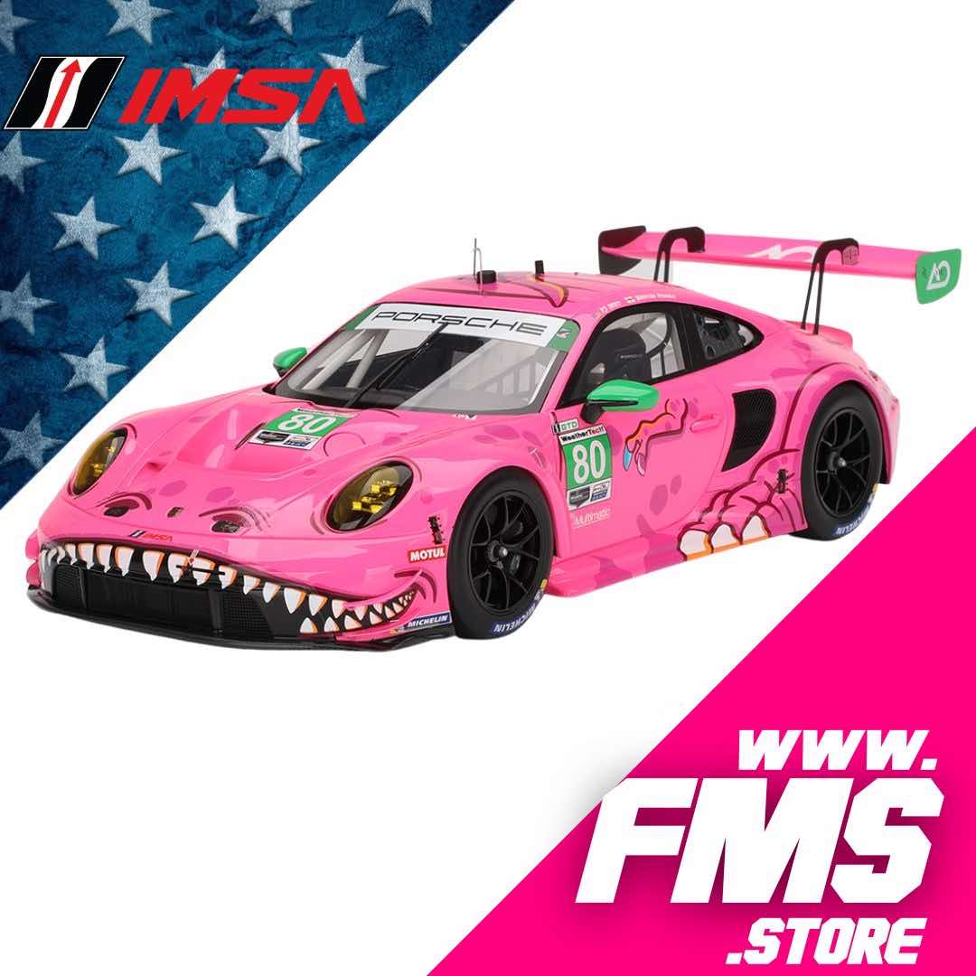 TOPSPEED TS0589 1/18 Porsche 911GT3R AO Racing IMSA Model