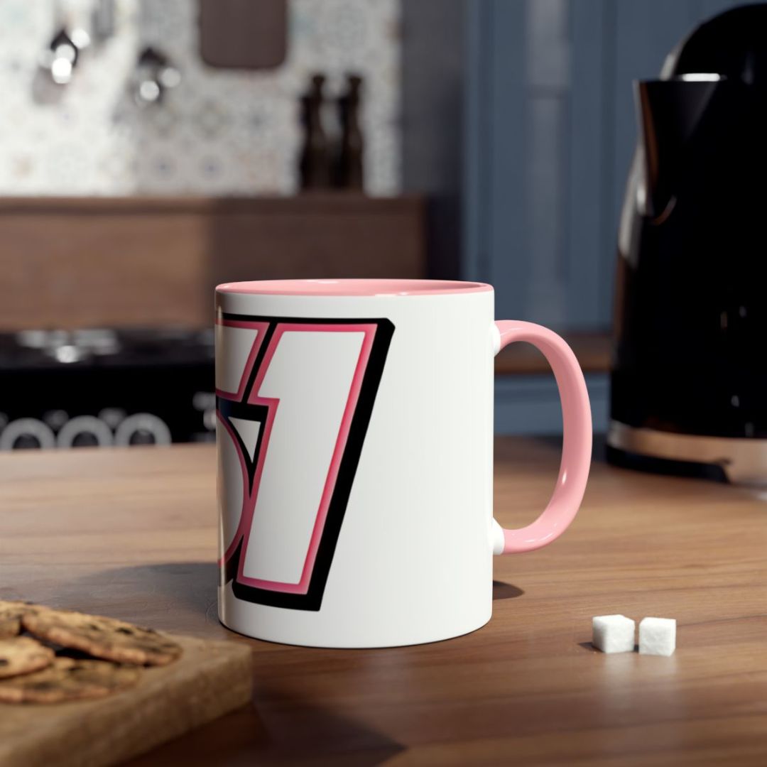 CAR #51 MUG PINK